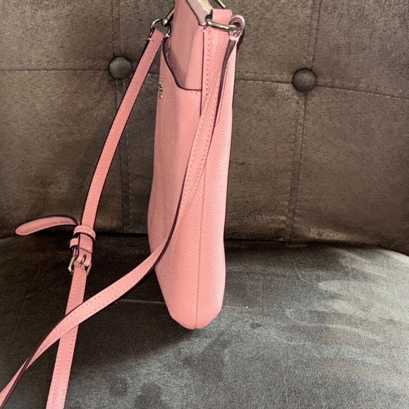 Coach Kitt Candy Pink Leather Messenger Crossbody Handbag - Picture 3 of 8